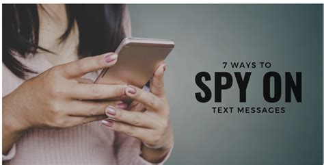 Ways To Spy On Text Messages