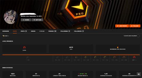 Selling Selling Level 10 Faceit Account 2400 Elo Global Elite Epicnpc