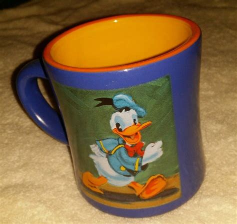 Disney Collectible Blue Donald Duck Coffee Mugcuprare Disney Collectables Disney Mugs Mugs