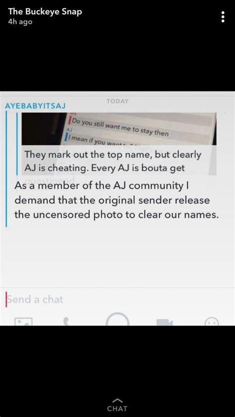 Ohio State Snapchat Account Exposes This Dude For Cheating On His