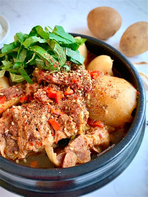 Gamjatangspicy Pork Bone Soup With Potatoes ⋆ Seasoned By Jin