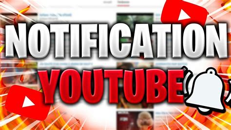 Comment Avoir Toute Les Notifications Youtube Cloche Youtube Youtube