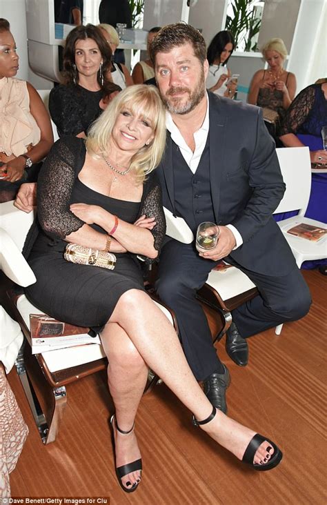 Jo Wood Gets Affectionate With Beau Paul Scarborough Daily Mail Online