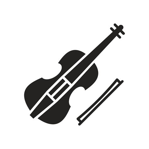 Violin Icon Illustration Vector Designs That Are Suitable For Websites