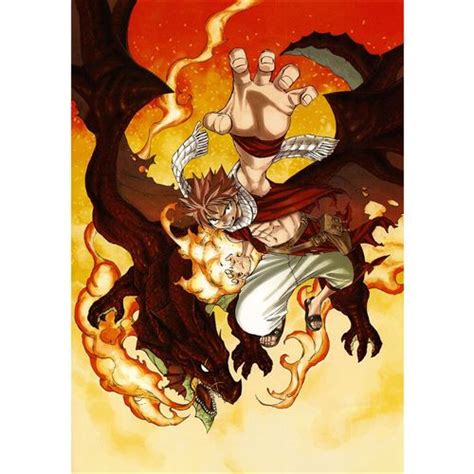 Fabulous Poster Fairy Tail Natsu Et Ignir Dragon Slayer 61 Cm X 87 Cm