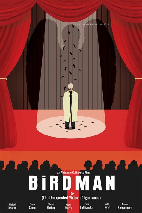 Birdman 2014 [736x1104] Theatre Poster Movie Poster Art Movie Art Film Movie Jazz Poster