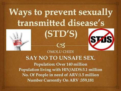 ways to prevent sexually transmitted diseases