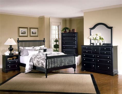 Shopping online for designer furniture has never been this easy, fun, or exciting. Cottage Slat Poster Bedroom Set (Black) Vaughan Bassett, 1 ...