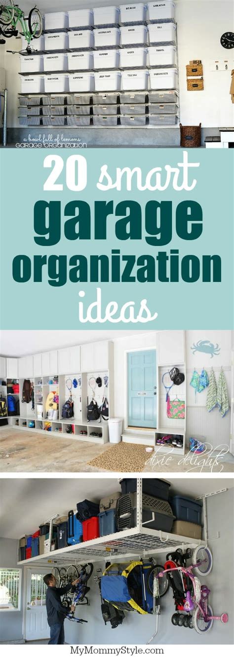 20 Smart Garage Organization Ideas My Mommy Style