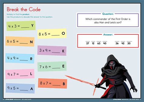 Star Wars Color By Math Worksheets Printable Math Coloring Ideas