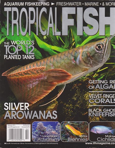 Tropical Fish Hobbyist Magazine February 2013 Various Books