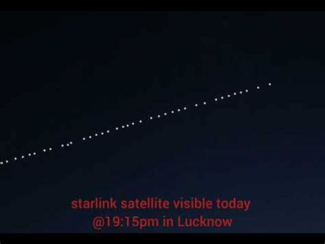 Pm Mysterious Lights Across Lucknow Sky Spacex Starlink This