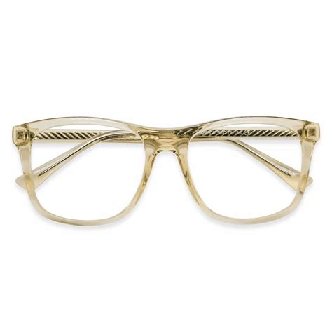 W2022 Oval Yellow Eyeglasses Frames Leoptique