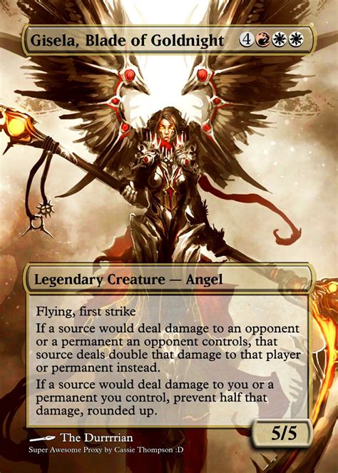 Mtg cardsmith is an online card generator for creative magic: gisela__blade_of_goldnight_by_itsfish3-d8cwcyk.jpg (791×1107) | Magic the gathering, Magic the ...