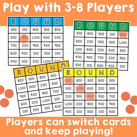 Math Center Game Rounding Bingo To The Nearest Hundreds — The