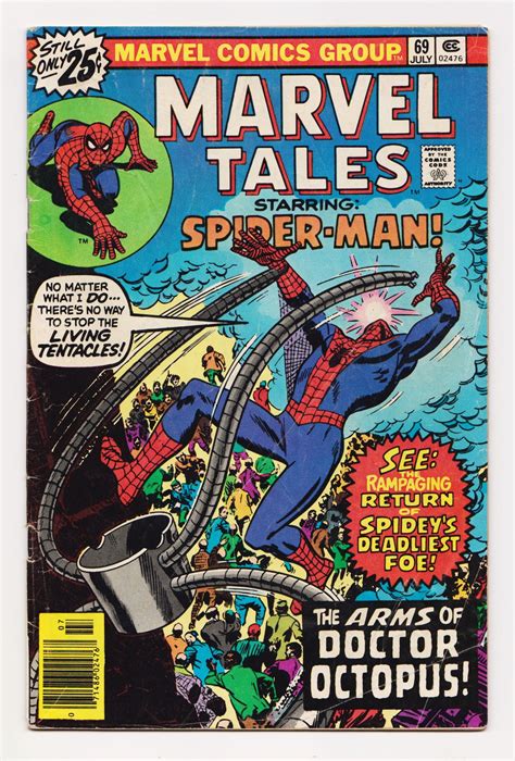Marvel Tales Starring Spider Man 69 Marvel 1976 Gd Vg Imagine That Comics