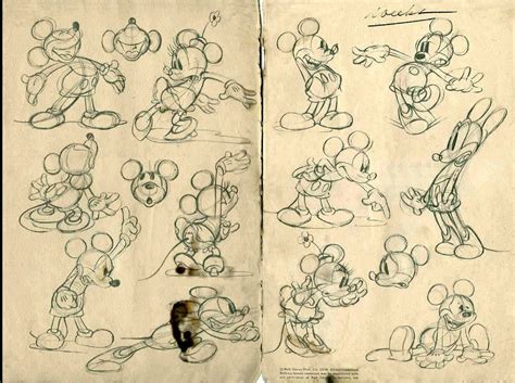 Model Sheets El Arte De Mickey Mouse Disney Artists Disney