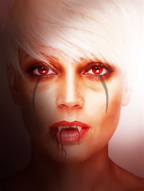 Photoshop Submission For Celebrity Vampires Contest Design