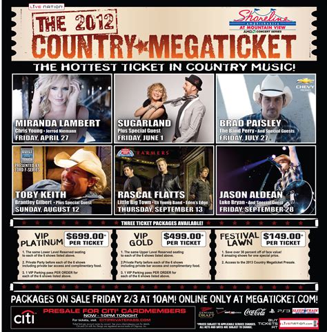 6 Massive Country Concerts This Summer At Shoreline Amphitheatre Get