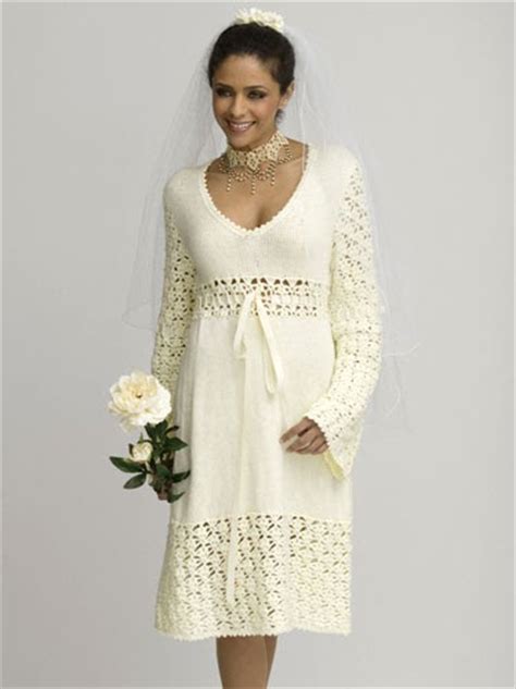 Free Wedding Projects Wedding Dress Pattern To Knit And Crochet