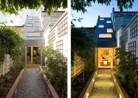 London architect james macdonald wright posed himself a challenge when he designed a home for his own family: Skinny 91 inch-wide house in London gets tons of sun ...