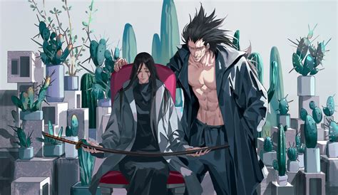 Unohana Retsu And Kenpachi Zaraki By Awer486