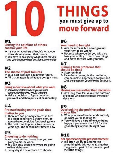 So, i'm living you this question, should you give up or should you. THINGS You Must Give Up to Move Forward #1 Letting the ...