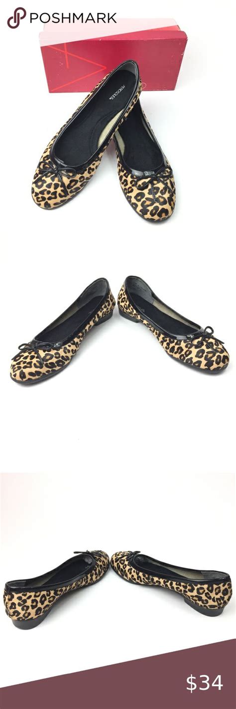 Aerosoles Bec 2 Differ Leopard Calf Hair Flats Leopard Print Ballet