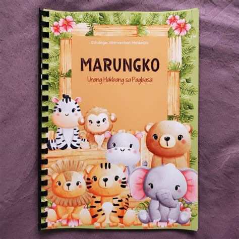 Marungko Book Unang Hakbang Sa Pagbasa Shopee Philippines The Best