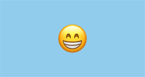 😁 Grinning Face With Smiling Eyes Emoji