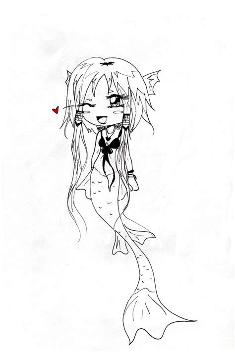 Chibi Mermaid By Anime Chibi Girl On Deviantart