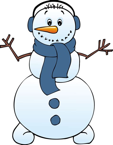 Snowman Clipart Free Tonikagames Clipartix