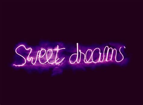 Artneverlieschico Neon Purple Quotes Sweetdreams Light Aesthetic