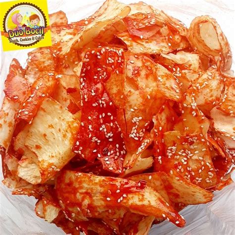 Jual Keripik Singkong Pedas Balado Wijen Spesial Gram Di Lapak Duo