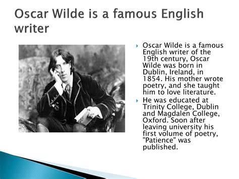 Oscar Wilde Ppt Download
