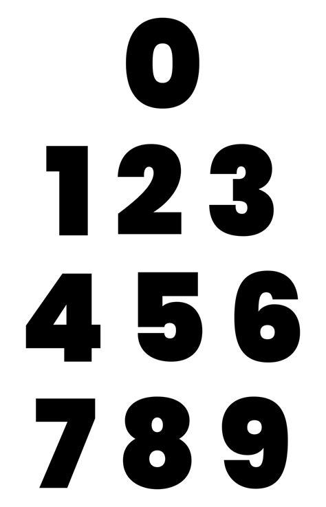 10 Best Large Printable Numbers 1 9 For Free At