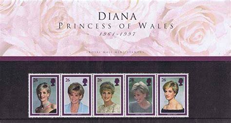 1998 diana princess of wales stamps in presentation pack by royal mail princess diana