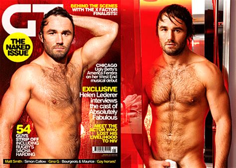 Britain S Manliest Man Rugger Sacha Harding Appears In Gay Times