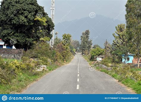 Beautiful Village Road In Uttarakhand Stock Image Image Of 2021