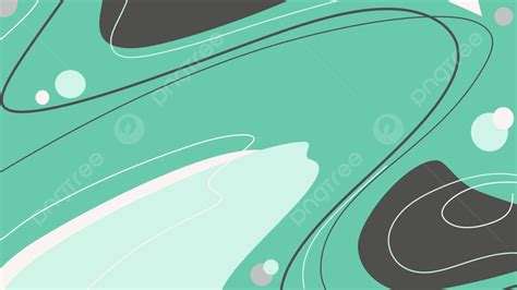 Aesthetic Green Base With Random Lines And Blots Background Pale
