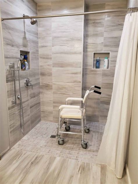 Accessible And Roll In Showers Installed In Chicago Il Ehls Accessible Bathroom Design