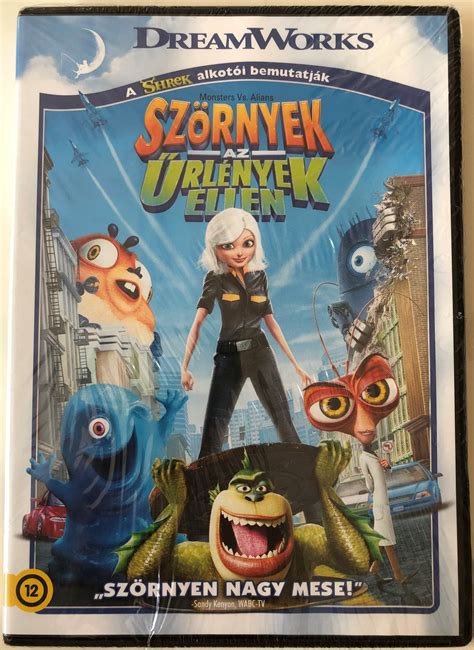 Monsters Vs Aliens Dvd Cover