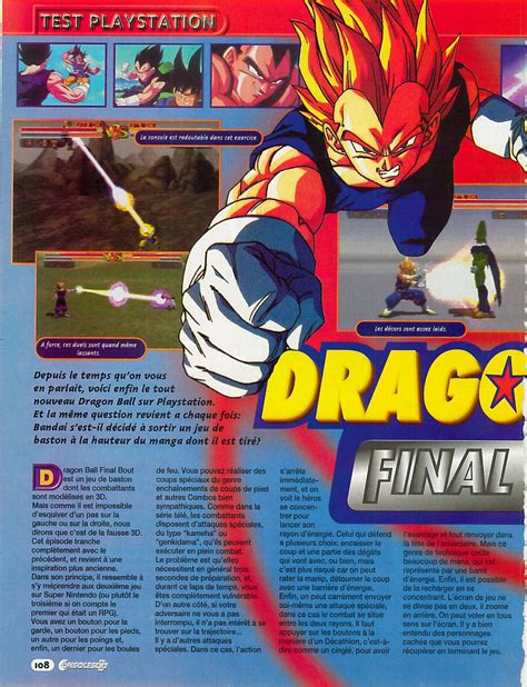 Dragon Ball Final Bout 01 Albums Des Jeux Romstation