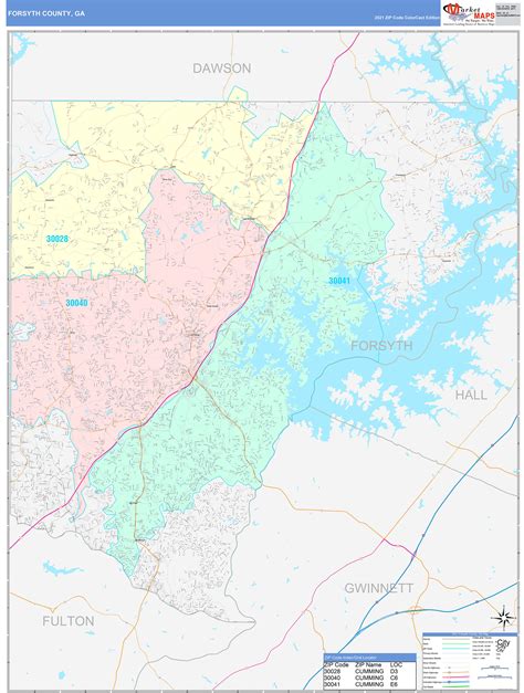 Forsyth County Gis Maps United States Map