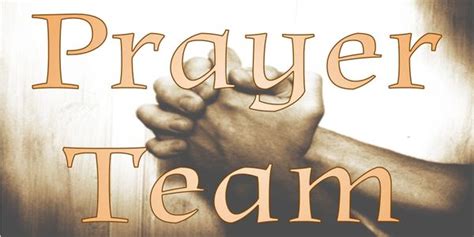 Intercessory Prayer Teams