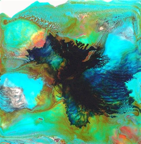 Hand painted oversized wall art, palette knife painting contemporary painting on canvas. Modern Abstract Painting Reef Shadows -Catherine Jeltes ...