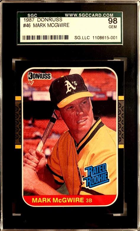 Mark Mcgwire Rookie Card Checklist And His Top Rookie Cards