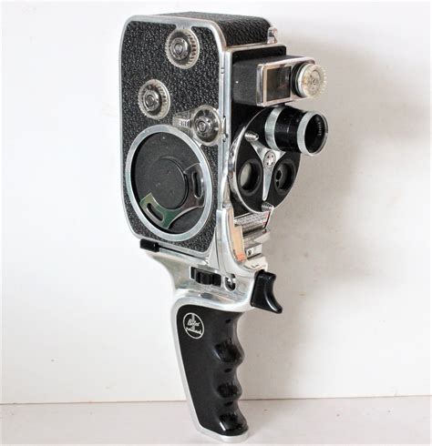 Paillard Bolex D8l 8mm Movie Camera With Hand Grip And 13mm F19 Lens