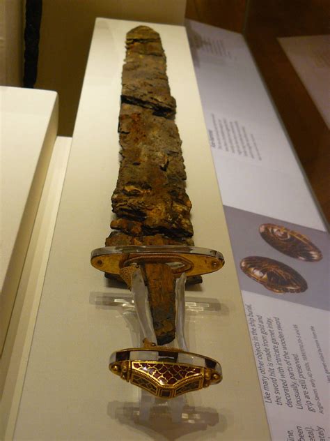 Ancient Art — Sword From The Anglo Saxon Sutton Hoo Ship Burial
