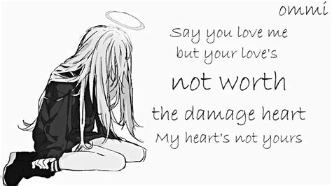 Nightcore → My Hearts Not Yours ♪ Kaylee Lauren Lyrics ︎ Youtube